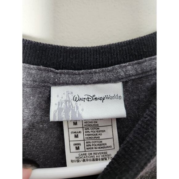 Disney Mickey Mouse Classic T-Shirt Adult Size Medium Black Gray Graphic - Picture 2 of 4